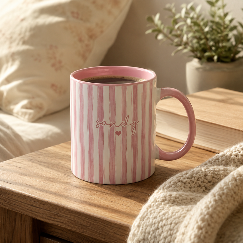 Sandy - Soft Stripes, a Small Heart and Quiet Order