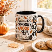 Spooky Book Club - Raised-Look Halloween Mug