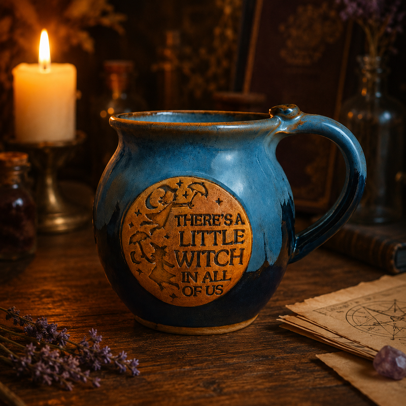 A Little Witch in All of Us - Moonlit Medallion Mug