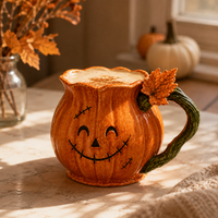 Stitched Grin - A Study in Sculpted Autumn Form