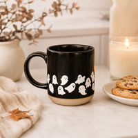 Quiet Haunting - Small Ghosts in a Dark Field Mug
