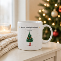 For A Special Friend - A Quiet Christmas Tree Mug