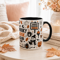 Spooky Book Club - Raised-Look Halloween Mug