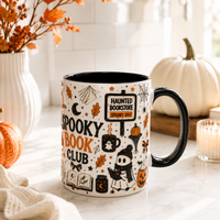 Spooky Book Club - Raised-Look Halloween Mug