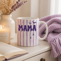 MAMA in Violet - Drip Letters, Webs and Quiet Suspension