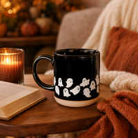 Quiet Haunting - Small Ghosts in a Dark Field Mug