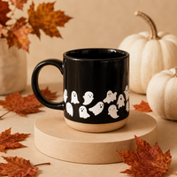 Quiet Haunting - Small Ghosts in a Dark Field Mug