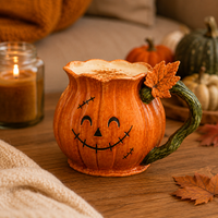 Stitched Grin - A Study in Sculpted Autumn Form