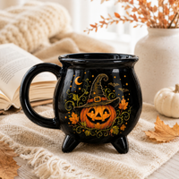 Grinning Jack - Witch Hat Cauldron Mug