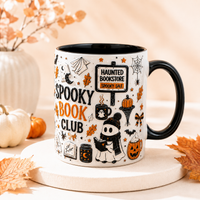 Spooky Book Club - Raised-Look Halloween Mug