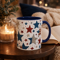 Stars All Over - Americana Patchwork Mug