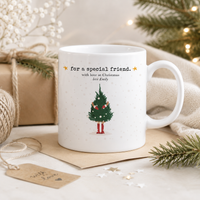 For A Special Friend - A Quiet Christmas Tree Mug