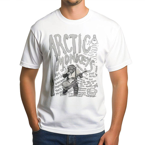 Arctic Monkeys Graphic T-Shirt | Retro Rock Band Album Art | Premium Cotton Music Merch | Indie Rock Fan Gift for Men and Wom