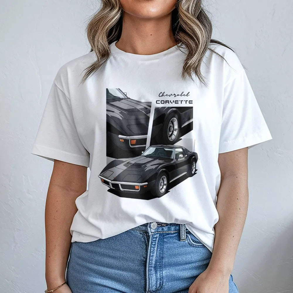 Chevrolet Corvette C3 T-Shirt | Classic Stingray Muscle Car Graphic Art | Premium 100% Cotton Tee | Gift for Car Enthusiast &