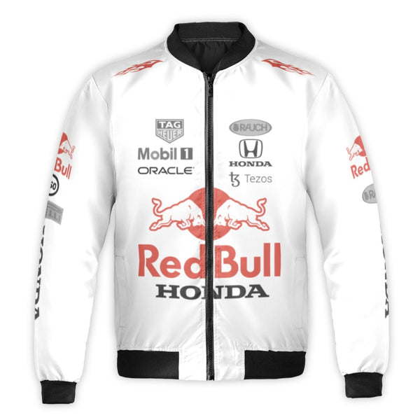 Yuki Tsunoda F1 Bomber Jacket | Red Bull Honda Motorsport Racing Apparel | Durable Nylon Streetwear | Gift For Formula 1 Raci