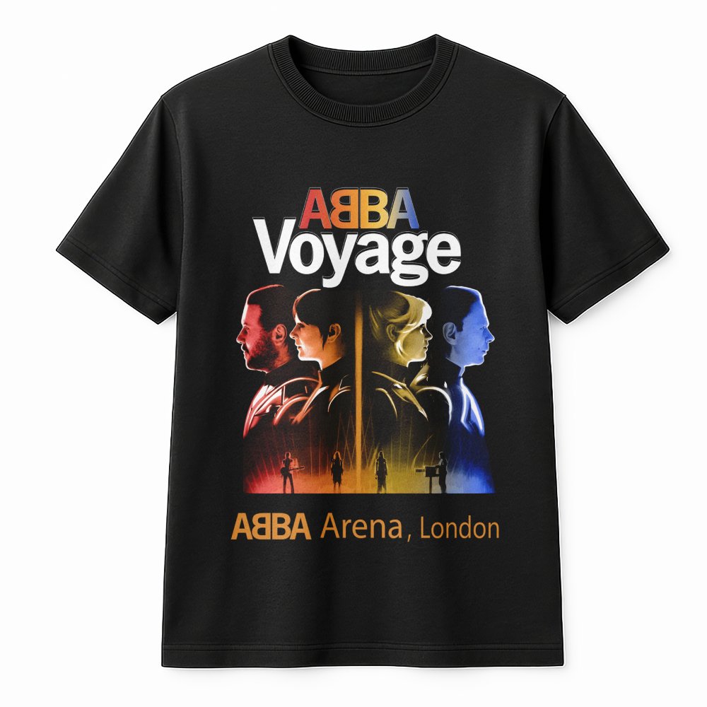 Voyage Concert Graphic T-Shirt | Retro Music Tour Design | 100% Premium Cotton | Fan Gift For Men & Women
