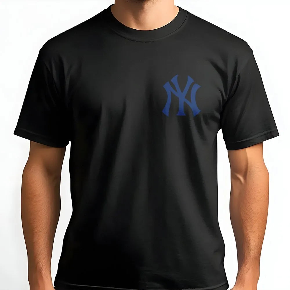 NY Logo T-Shirt | Minimalist Baseball Inspired Graphic | Premium Soft Cotton Tee | Unisex Sport Style Gift for Fans