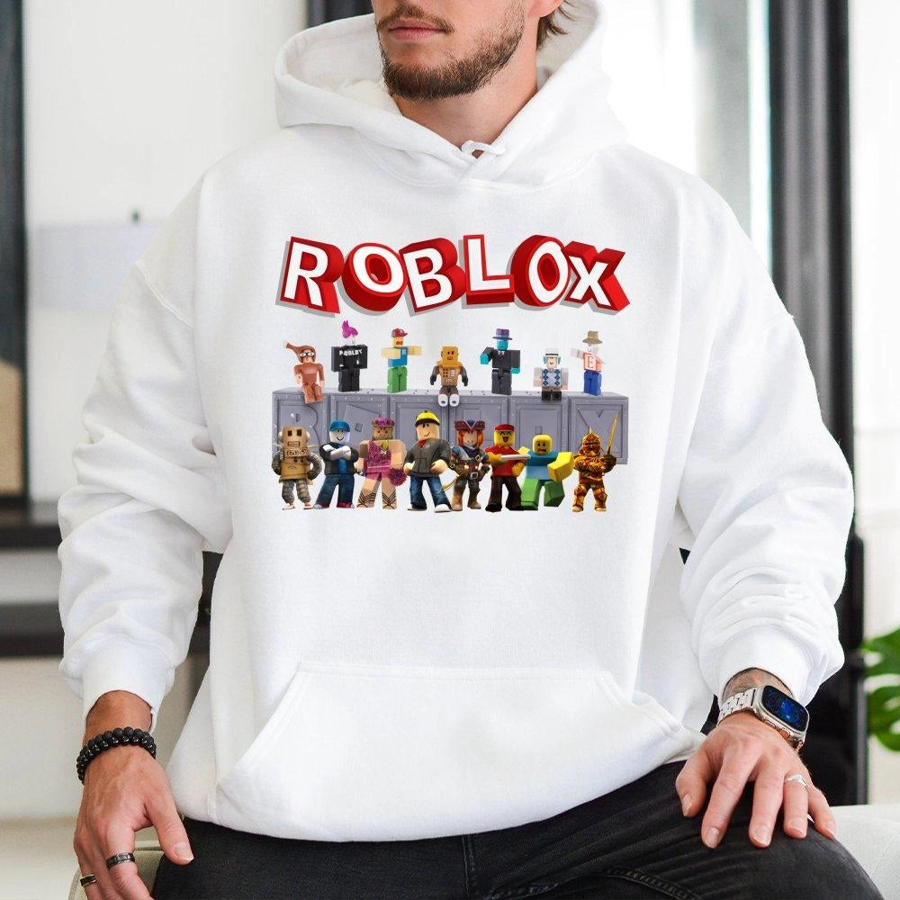 Gamer Character Graphic Hoodie | Retro Video Game Enthusiast Apparel | Premium Cotton Blend | Gift For Teens And Adults