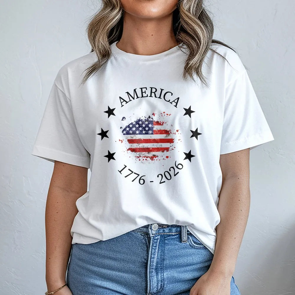 America 250th Anniversary Sweatshirt | Vintage 1776-2026 USA Flag | Soft Cotton Blend | Collector's Patriotic 4th of July Gif