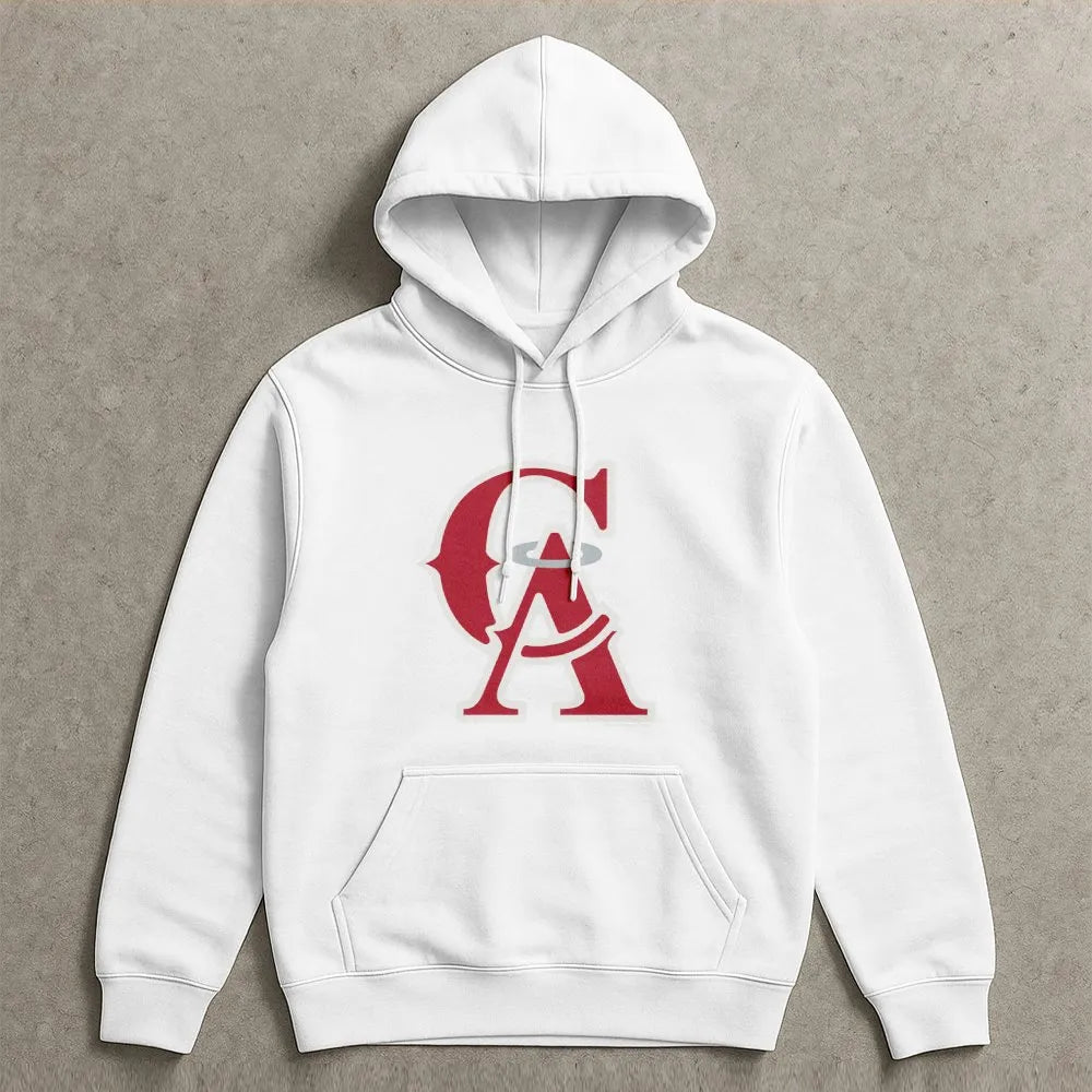 California Angels Baseball Hoodie | Classic Logo Graphic Sweatshirt | Premium Cotton-Blend | Fan Apparel Gift for MLB Basebal