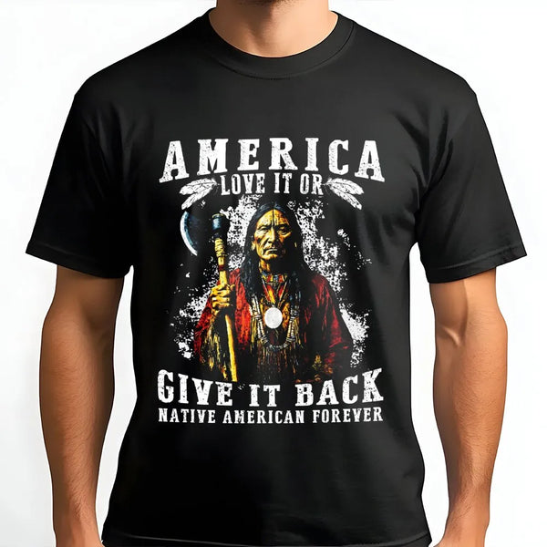 Native American Heritage T-Shirt | Patriotic Indigenous Pride Graphic | Premium Ringspun Cotton | Unisex Gift for Activists a