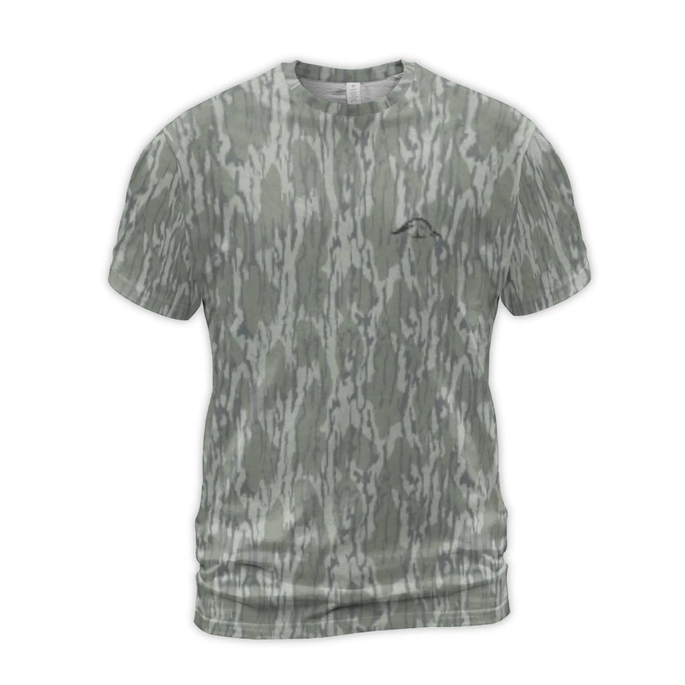 American Flyway Waterfowl T-Shirt | Realistic Duck Hunting Camo Print | Premium Soft Stretch Jersey | Gift for Outdoorsmen an