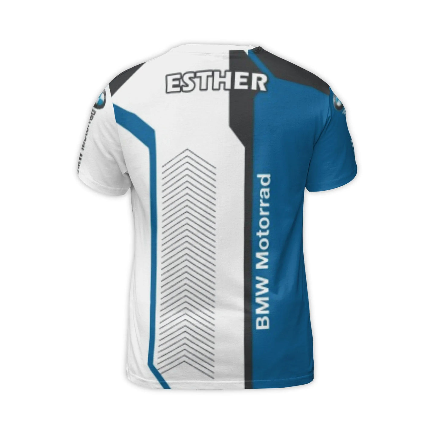 BMW Motorrad K1600GTL Graphic T-Shirt | Personalized Custom Name 3D Print | Premium Polyester Jersey | Biker Gift for Motorcy