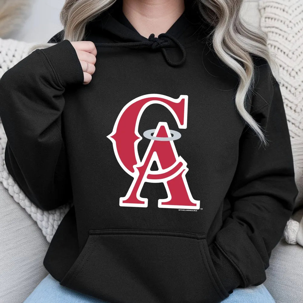 California Angels Baseball Hoodie | Classic Logo Graphic Sweatshirt | Premium Cotton-Blend | Fan Apparel Gift for MLB Basebal