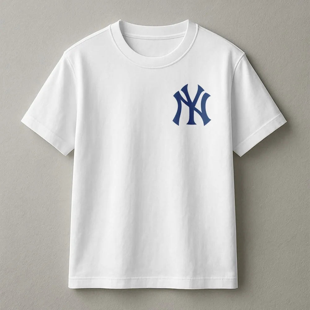 NY Logo T-Shirt | Minimalist Baseball Inspired Graphic | Premium Soft Cotton Tee | Unisex Sport Style Gift for Fans