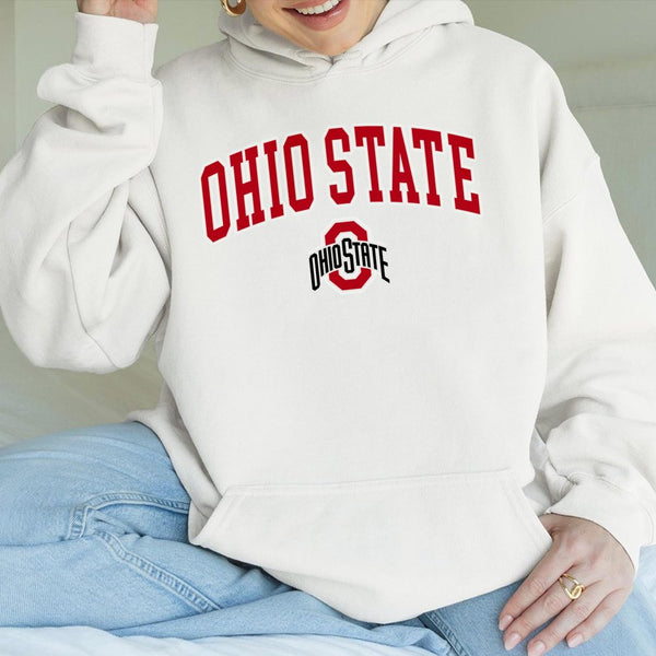 Ohio State University Hoodie | Block O College Graphic Sweatshirt | Premium Cotton Blend | Unisex Game Day Apparel Gift for B