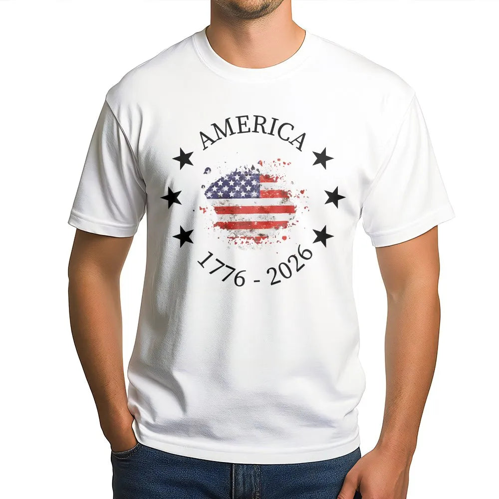 America 250th Anniversary Sweatshirt | Vintage 1776-2026 USA Flag | Soft Cotton Blend | Collector's Patriotic 4th of July Gif