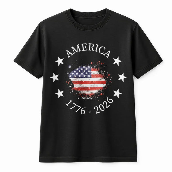 America 250th Anniversary Sweatshirt | Vintage 1776-2026 USA Flag | Soft Cotton Blend | Collector's Patriotic 4th of July Gif